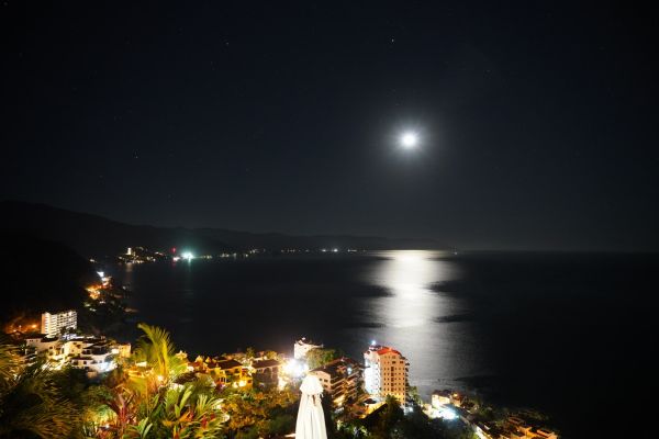 Puerto Vallarta de Noche Foto